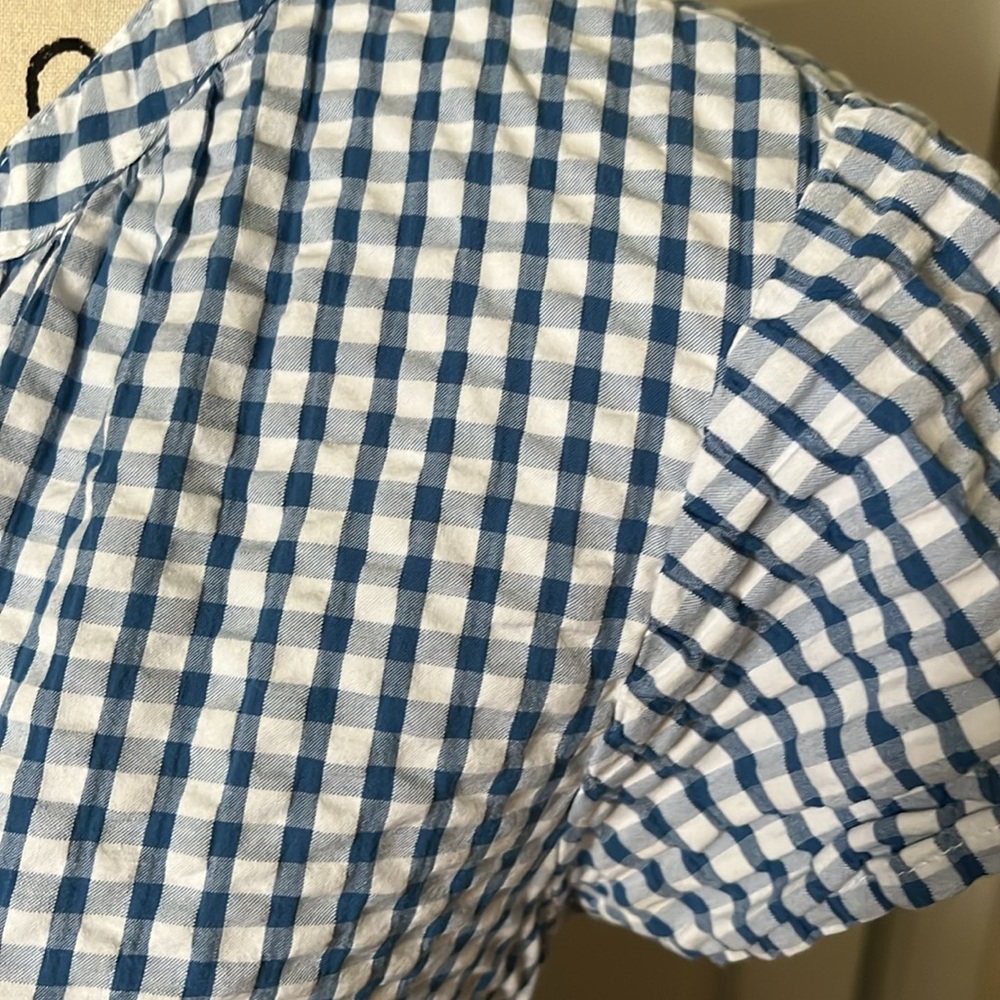 St. John’s Bay Blue White Gingham Women's Dress size Medium - Picture 10 of 10